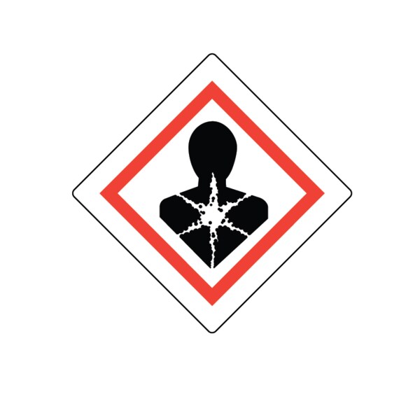 GHS Pictogram Label - Health Hazards 4" x 4"